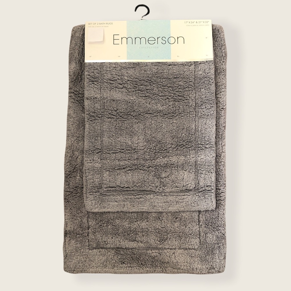 SET OF 2 BATH RUGS / EMMERSON COLLECTION